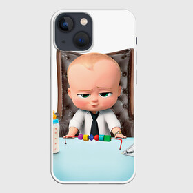 Чехол для iPhone 13 mini с принтом Boss Baby в Санкт-Петербурге,  |  | boss baby | босс | молокосос | мультфильмы