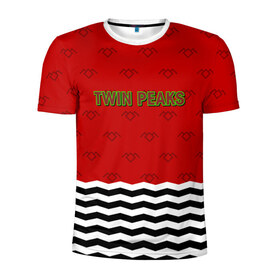 Мужская футболка 3D спортивная с принтом Twin Peaks Red Room в Санкт-Петербурге, 100% полиэстер с улучшенными характеристиками | приталенный силуэт, круглая горловина, широкие плечи, сужается к линии бедра | Тематика изображения на принте: red room | twin peaks | красная комната | купер | сериалы | твин пикс