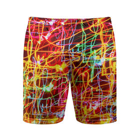 Мужские шорты 3D спортивные с принтом Light creative в Санкт-Петербурге,  |  | abstract | colorful | electric | energy | light | абстракция | вет | цвет | электрик | энергия