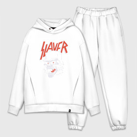 Мужской костюм хлопок OVERSIZE с принтом Slayer череп в Санкт-Петербурге,  |  | slayer | группа | гэри холт | злость | зубы | каска | керри кинг | кости | метал | музыка | песни | пол бостаф | рок | слеар | слеер | слеяр | том арайа | трэш метал | тяжелый рок | хеви метал | язык