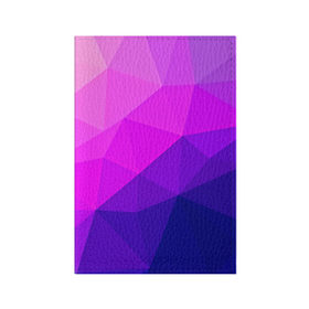 Обложка для паспорта матовая кожа с принтом Geometrica в Санкт-Петербурге, натуральная матовая кожа | размер 19,3 х 13,7 см; прозрачные пластиковые крепления | Тематика изображения на принте: abstraction | абстракция | геометрия | грани | линии | полигоны | розовый | сочетания | текстура | треугольники