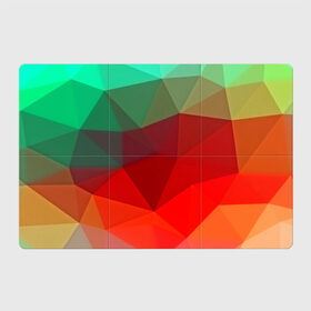 Магнитный плакат 3Х2 с принтом Abstraction colorise в Санкт-Петербурге, Полимерный материал с магнитным слоем | 6 деталей размером 9*9 см | abstraction | абстракция | геометрия | грани | линии | полигоны | сочетания | текстура | треугольники