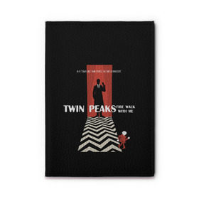 Обложка для автодокументов с принтом Twin Peaks в Санкт-Петербурге, натуральная кожа |  размер 19,9*13 см; внутри 4 больших “конверта” для документов и один маленький отдел — туда идеально встанут права | twin peaks | агент дейл  купер | арт | сериал | твин пикс | фильмы