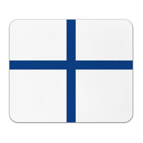 Коврик прямоугольный с принтом Флаг Финляндии в Санкт-Петербурге, натуральный каучук | размер 230 х 185 мм; запечатка лицевой стороны | finland | flag | suomi | финляндия | флаг