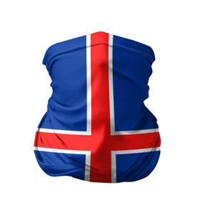 Бандана-труба 3D с принтом Флаг Исландии в Санкт-Петербурге, 100% полиэстер, ткань с особыми свойствами — Activecool | плотность 150‒180 г/м2; хорошо тянется, но сохраняет форму | flag | iceland | island | исландия | флаг