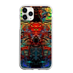 Чехол для iPhone 11 Pro матовый с принтом psychedelic в Санкт-Петербурге, Силикон |  | abstraction | color | spray | абстракция | волны | краска | краски | линии | оптические | полосы | разводы | узоры | фрактал | цветные