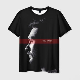 Мужская футболка 3D с принтом Tom Hardy в Санкт-Петербурге, 100% полиэфир | прямой крой, круглый вырез горловины, длина до линии бедер | Тематика изображения на принте: tom hardy | актеры | том харди