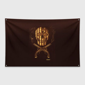 Флаг-баннер с принтом Taboo в Санкт-Петербурге, 100% полиэстер | размер 67 х 109 см, плотность ткани — 95 г/м2; по краям флага есть четыре люверса для крепления | taboo | tom hardy | сериалы | табу | том харди