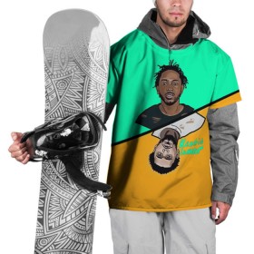 Накидка на куртку 3D с принтом Kendrick Lamar в Санкт-Петербурге, 100% полиэстер |  | k dot | kendrick lamar | дакворт | двуликий | карта | картинка | кендрик | король | король хип хопа | ламар | лицо | музыкант | певец | репер | рисунок | хип хоп