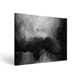 Холст прямоугольный с принтом Polygon gray в Санкт-Петербурге, 100% ПВХ |  | abstraction | polygon | абстракция | грань | краски | кубик | кубики | линии | мозаика | ребро | текстура | узор