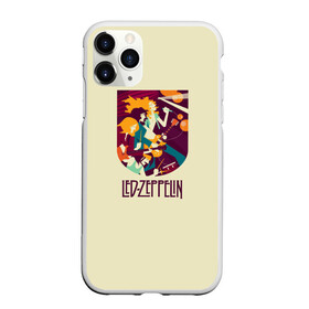Чехол для iPhone 11 Pro матовый с принтом Led Zeppelin Art в Санкт-Петербурге, Силикон |  | poster