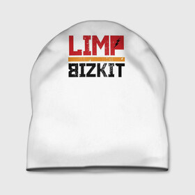 Шапка 3D с принтом Limp Bizkit Logo в Санкт-Петербурге, 100% полиэстер | универсальный размер, печать по всей поверхности изделия | 