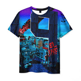 Мужская футболка 3D с принтом El Barto в Санкт-Петербурге, 100% полиэфир | прямой крой, круглый вырез горловины, длина до линии бедер | bart | simpsons | барт | симпсоны