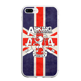 Чехол для iPhone 7Plus/8 Plus матовый с принтом Asking Alexandria флаг Англии в Санкт-Петербурге, Силикон | Область печати: задняя сторона чехла, без боковых панелей | Тематика изображения на принте: бен брюс | герб | группа | джеймс касселлс | дэнни уорсноп | жанр | кэмерон лидделл | лев | музыка | музыканты | песни | рок | сэм бэттли | хэви метал | электроникор