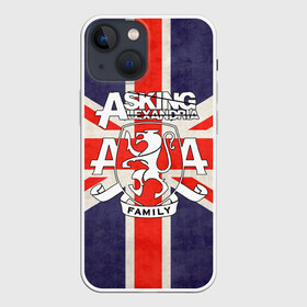 Чехол для iPhone 13 mini с принтом Asking Alexandria флаг Англии в Санкт-Петербурге,  |  | Тематика изображения на принте: бен брюс | герб | группа | джеймс касселлс | дэнни уорсноп | жанр | кэмерон лидделл | лев | музыка | музыканты | песни | рок | сэм бэттли | хэви метал | электроникор