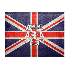 Обложка для студенческого билета с принтом Asking Alexandria флаг Англии в Санкт-Петербурге, натуральная кожа | Размер: 11*8 см; Печать на всей внешней стороне | Тематика изображения на принте: бен брюс | герб | группа | джеймс касселлс | дэнни уорсноп | жанр | кэмерон лидделл | лев | музыка | музыканты | песни | рок | сэм бэттли | хэви метал | электроникор
