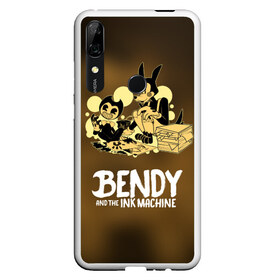 Чехол для Honor P Smart Z с принтом Bendy and the ink machine (3D) в Санкт-Петербурге, Силикон | Область печати: задняя сторона чехла, без боковых панелей | Тематика изображения на принте: bendy | horror | ink | machine