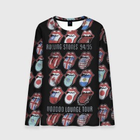 Мужской лонгслив 3D с принтом The Rolling Stones в Санкт-Петербурге, 100% полиэстер | длинные рукава, круглый вырез горловины, полуприлегающий силуэт | англия | аргентина | блюз рок | канада | мик джаггер | музыка | песни | психоделический рок | ритм н блюз | рок | рок н ролл | ролинг | рот | стоун | стоунз | сша | флаг | язык | япония