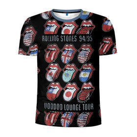 Мужская футболка 3D спортивная с принтом The Rolling Stones в Санкт-Петербурге, 100% полиэстер с улучшенными характеристиками | приталенный силуэт, круглая горловина, широкие плечи, сужается к линии бедра | Тематика изображения на принте: англия | аргентина | блюз рок | канада | мик джаггер | музыка | песни | психоделический рок | ритм н блюз | рок | рок н ролл | ролинг | рот | стоун | стоунз | сша | флаг | язык | япония
