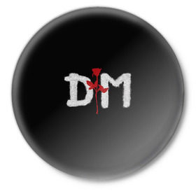 Значок с принтом Depeche mode в Санкт-Петербурге,  металл | круглая форма, металлическая застежка в виде булавки | depeche mode | music | альтернатива | музыка | рок