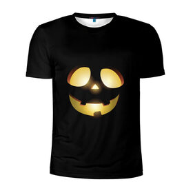 Мужская футболка 3D спортивная с принтом Halloween в Санкт-Петербурге, 100% полиэстер с улучшенными характеристиками | приталенный силуэт, круглая горловина, широкие плечи, сужается к линии бедра | день | монстры | праздник | святых | традиции | тыква | хэллоуин