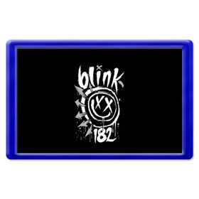 Магнит 45*70 с принтом Blink-182 в Санкт-Петербурге, Пластик | Размер: 78*52 мм; Размер печати: 70*45 | blink | california | pop | punk | rock | группа | калифорния | панк | рок