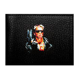 Обложка для студенческого билета с принтом Terminator Combat Sambo 3D в Санкт-Петербурге, натуральная кожа | Размер: 11*8 см; Печать на всей внешней стороне | терминатор