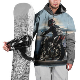 Накидка на куртку 3D с принтом Ducati в Санкт-Петербурге, 100% полиэстер |  | bike | ducati | harley | honda | moto | suzuki | yamaha | байк | мотоцикл | спорт