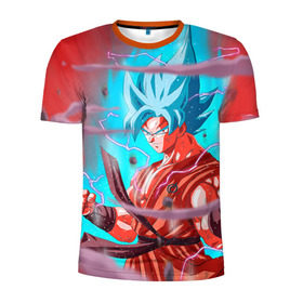 Мужская футболка 3D спортивная с принтом Dragon Ball в Санкт-Петербурге, 100% полиэстер с улучшенными характеристиками | приталенный силуэт, круглая горловина, широкие плечи, сужается к линии бедра | anime | dragon ball | драконий жемчуг | жемчуг дракона