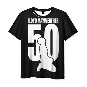 Мужская футболка 3D с принтом Floyd Mayweather Black в Санкт-Петербурге, 100% полиэфир | прямой крой, круглый вырез горловины, длина до линии бедер | Тематика изображения на принте: floyd mayweather | флойд мейвезер