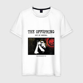 Мужская футболка хлопок с принтом The Offspring - out of control в Санкт-Петербурге, 100% хлопок | прямой крой, круглый вырез горловины, длина до линии бедер, слегка спущенное плечо. | Тематика изображения на принте: 