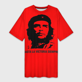 Платье-футболка 3D с принтом CHE GUEVARA | ЭРНЕСТО ЧЕ ГЕВАРА в Санкт-Петербурге,  |  | che | guevara