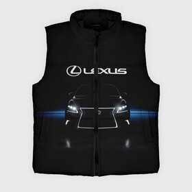 Мужской жилет утепленный 3D с принтом Lexus в Санкт-Петербурге,  |  | auto | lexus | sport | toyota | автомобиль | внедорожник | машина | спорт