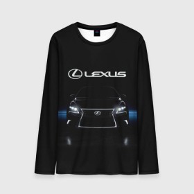 Мужской лонгслив 3D с принтом Lexus в Санкт-Петербурге, 100% полиэстер | длинные рукава, круглый вырез горловины, полуприлегающий силуэт | auto | lexus | sport | toyota | автомобиль | внедорожник | машина | спорт