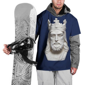 Накидка на куртку 3D с принтом Король Артур в Санкт-Петербурге, 100% полиэстер |  | king | англия | артур | британия | великобритания | король | корона | лондон