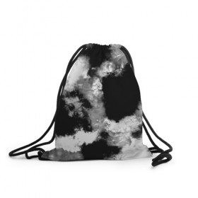 Рюкзак-мешок 3D с принтом Black and White color в Санкт-Петербурге, 100% полиэстер | плотность ткани — 200 г/м2, размер — 35 х 45 см; лямки — толстые шнурки, застежка на шнуровке, без карманов и подкладки | 