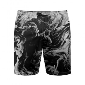 Мужские шорты 3D спортивные с принтом vortex gray в Санкт-Петербурге,  |  | abstraction | color | spray | tie dye | абстракция | акварель | живопись | искусство | краски | текстуры