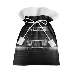 Подарочный 3D мешок с принтом Audi Q7 скорость в Санкт-Петербурге, 100% полиэстер | Размер: 29*39 см | Тематика изображения на принте: audi | авто | автомобиль | ауди | кольца | красивая | кроссовер | крутая | марка | машина | надпись | немецкая иномарка | прикольная | тачка | черная | эмблема