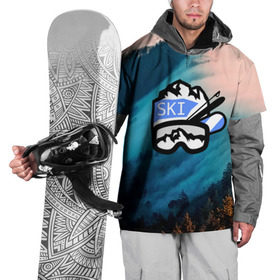 Накидка на куртку 3D с принтом SKI в Санкт-Петербурге, 100% полиэстер |  | Тематика изображения на принте: ski patrol | sport | возвышение | возвышенность | гора | горка | национальный парк | облака | склон | снег | спорт | холм