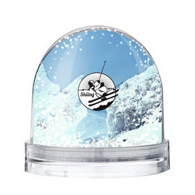 Водяной шар с принтом Лыжный спорт в Санкт-Петербурге, Пластик | Изображение внутри шара печатается на глянцевой фотобумаге с двух сторон | ski patrol | sport | возвышение | возвышенность | гора | горка | национальный парк | облака | склон | снег | спорт | холм