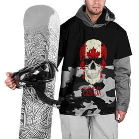 Накидка на куртку 3D с принтом Made in Canada в Санкт-Петербурге, 100% полиэстер |  | camouflage | made in canada | skull | абстракция | города | камуфляж | канада | нация | страны | текстуры | череп