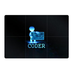 Магнитный плакат 3Х2 с принтом Coder - программист кодировщик в Санкт-Петербурге, Полимерный материал с магнитным слоем | 6 деталей размером 9*9 см | it | programmer | голова | загрузка | код | надпись | неоновый | ноги | программный | руки | светящийся | страница | технологии | хакер | человек | человечек | шифровальщик | экран