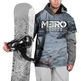 Накидка на куртку 3D с принтом METRO EXODUS в Санкт-Петербурге, 100% полиэстер |  | Тематика изображения на принте: metro | metro exodus | метро