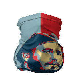 Бандана-труба 3D с принтом Фидель Кастро в Санкт-Петербурге, 100% полиэстер, ткань с особыми свойствами — Activecool | плотность 150‒180 г/м2; хорошо тянется, но сохраняет форму | cuba | fidel | диктатор | коммунизм | куба | президент | фидель