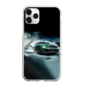 Чехол для iPhone 11 Pro Max матовый с принтом Призрачный Ford Mustang в Санкт-Петербурге, Силикон |  | ford | mustang | авто | автомобиль | блатная | замок | зеленый | иномарка | крутая | марка | машина | мустанг | пацанский таз | поводок | прикольная | седан | тачила | тачка | туман | форд | цепь