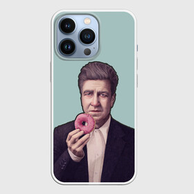 Чехол для iPhone 13 Pro с принтом Дэвид Линч в Санкт-Петербурге,  |  | Тематика изображения на принте: david lynch | автор | актер | внутренняя империя | гений | дюна | малхолланд драйв | пончик | режиссер | синий бархат | твин пикс | шоссе в никуда