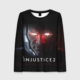 Женский лонгслив 3D с принтом injustice в Санкт-Петербурге, 100% полиэстер | длинные рукава, круглый вырез горловины, полуприлегающий силуэт | Тематика изображения на принте: битва | борьба | герои | герой | несправедливость | схватка | чудо