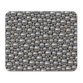 Коврик прямоугольный с принтом Серебряные шары в Санкт-Петербурге, натуральный каучук | размер 230 х 185 мм; запечатка лицевой стороны | серебро | шар | шарики | шары