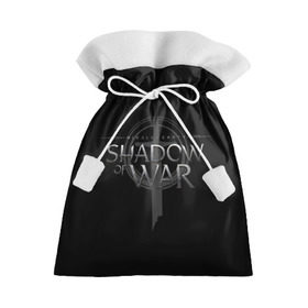 Подарочный 3D мешок с принтом Shadow of War 1 в Санкт-Петербурге, 100% полиэстер | Размер: 29*39 см | Тематика изображения на принте: lord of the rings