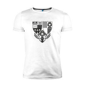 Мужская футболка премиум с принтом Destiny - AGE OF TRIUMPH в Санкт-Петербурге, 92% хлопок, 8% лайкра | приталенный силуэт, круглый вырез ворота, длина до линии бедра, короткий рукав | 